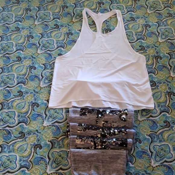 Pink-Bling Sweatpants. - Picture 3 of 8